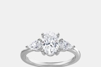 lab grown oval engagement rings