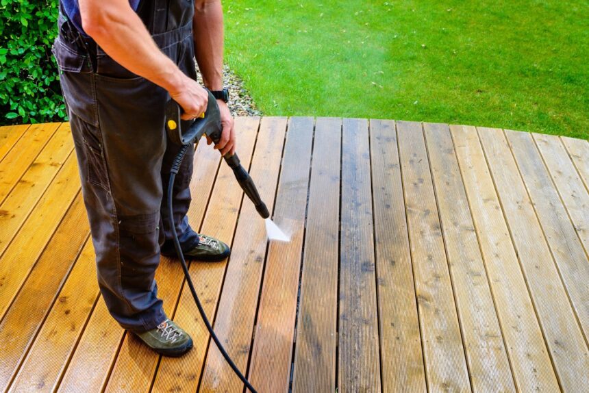 deck and fence cleaning